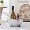 Ice Bucket Bar: Red Wine & Beer Multi-purpose Storage for Fruits, Vegetables, and Camping.