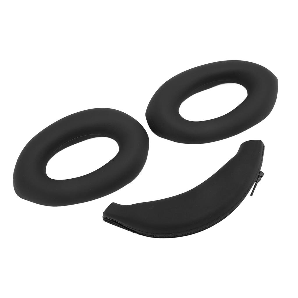 Earpads Cover Headband Pad Set Replacement Silicone Headphone Protective Cover for WH‑1000XM4 WH‑1000XM3 Headphones