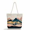 Landscape Painting Print Thick Rope Single-shoulder Beach Bag 7244 KTB