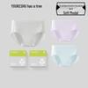 YouKeShu Women's 7A Antibacterial High-Waist Modal Briefs