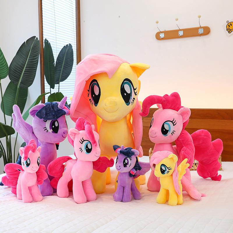 Snuggly Little My Pony Plush Doll Charming Horse Figure For Kids Decoration Bedroom