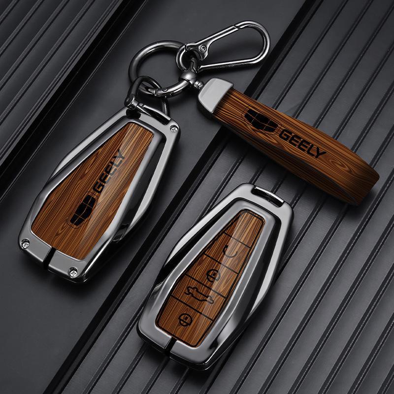 

Geely 2023 New Emgrand Key Cover with Binyue, Binrui, and Jiaji Metal Shell Buckle