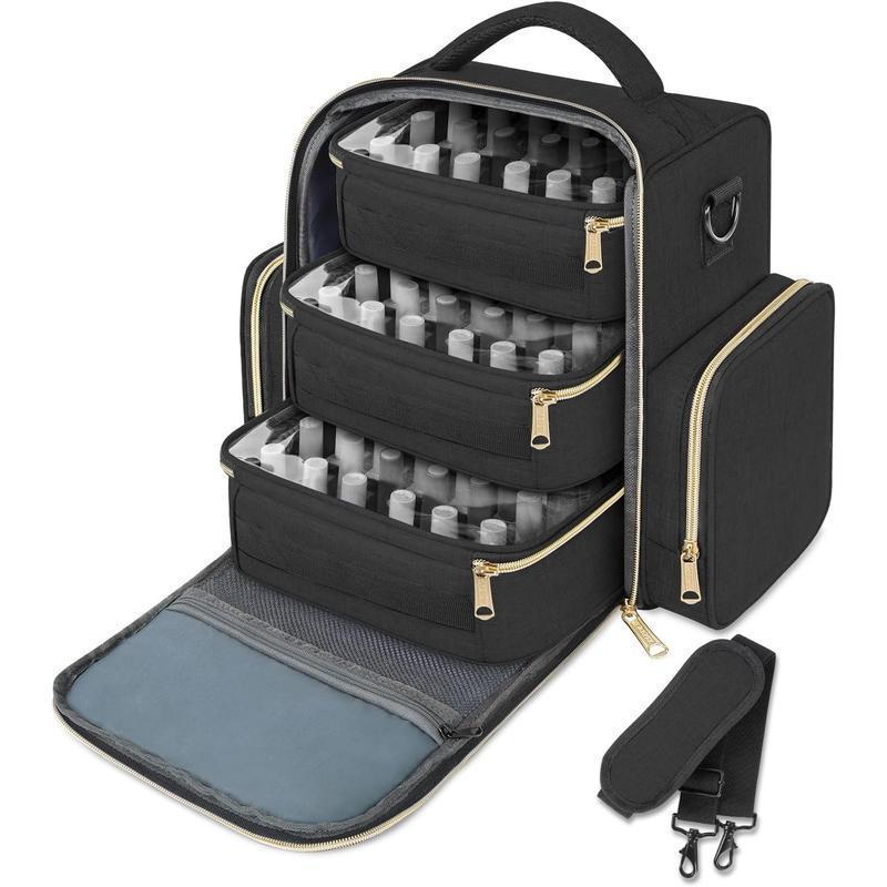 72-Bottle Nail Polish Manicure Travel Storage Bag