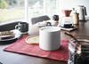 Kalita Wave Filter Case, White, WT, with a wooden lid to keep dust and odors out of the filter. Fits RIN 155 and 185 models. #44324. Stylish and