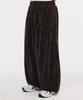 SCALLYWAG Easy Corduroy Wide Pants [Brown]