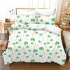 Green Duvet Cover Set Rainforest Dekbedovertrek 240X220 Bedsets High Quality Super Soft Comfortable Cotton Bedding Set King Size