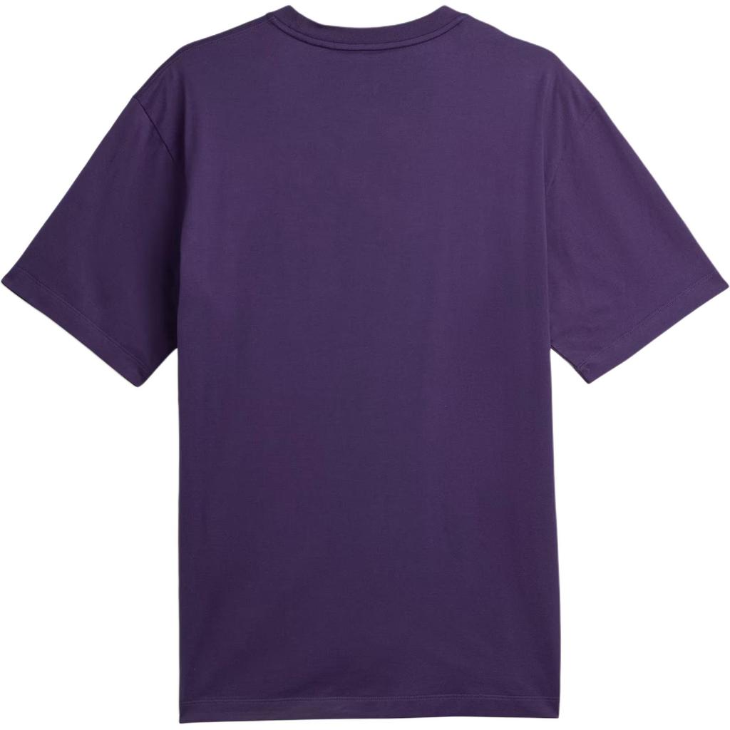 Y-3 Logo Crew Neck Short Sleeve T-Shirt Unisex T-Shirts Purple KA9777