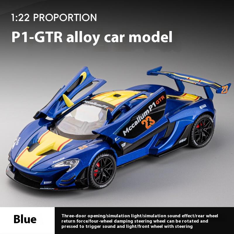 

1:22 McLaren P1 GTR Supercar Alloy Metal Diecast Model Car Sound & Light High Simulation Model Vehicle Gifts With Boyfirend Box