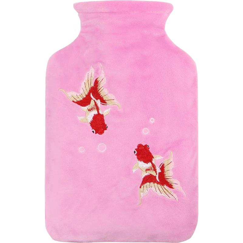 1 Liter, 2 Liter, 3 Liter Hot Water Bottle Cover, Single Layer, Double Layer, Insulated, Thickened, Sold Separately (Hot Water Bottle Not Included)