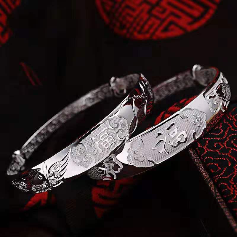 Brățară Stea Placată cu Argint de Ziua Îndrăgostiților pentru Femei - Cadou Trendy în Stil Douyin pentru Cea Mai Bună Prietenă