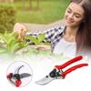 Red Multi Function Garden Pruning Shears Hand Secateurs