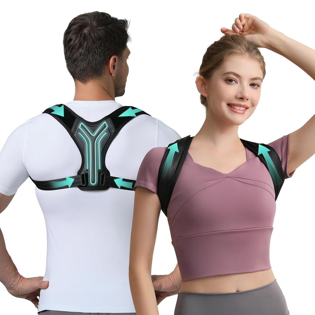 Upper Back Brace Posture Corrector For Women & Men,Lightweight Back Straightener Posture Corrector For Men,Adjustable Upper Back