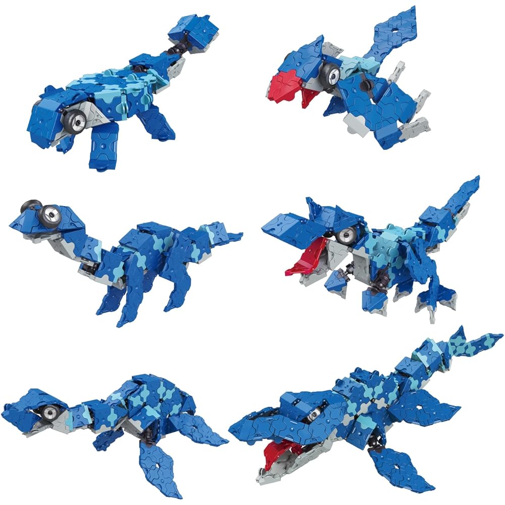 Yoshiritsu LaQ Dinosaur World Mosasaurus Building Set Educational Toy for Kids