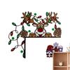 Christmas Door Corner Frame Decorations Christmas Wooden Door Frame Decor Window Sill Decoration Home Decor Wall Art Funny