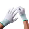 PU Coated Anti-Static Finger Work Gloves - Anti-Slip Protective Palm Gloves