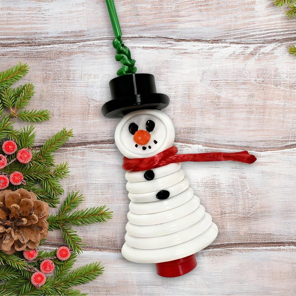 Christmas Santa Angel Snowman Button Ornament Kits Party Christmas Tree Pendant Charm Decoration Craft DIY Gift Making Supplies