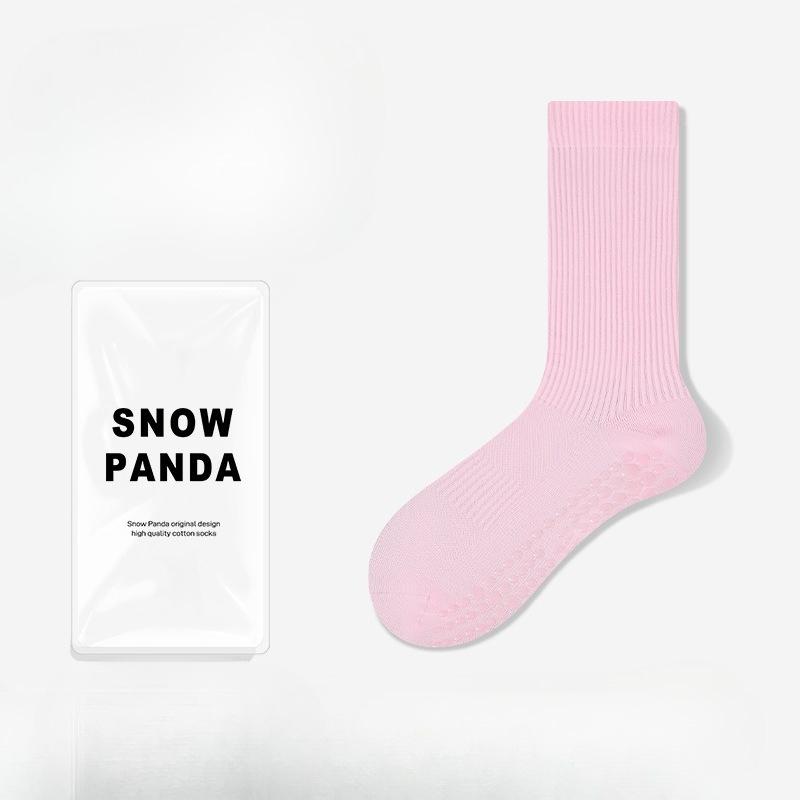 Children's Socks - Spring/Summer Sports and Fitness Socks, Anti-slip Socks, Running Socks, Solid-colored Long-tube Compression Socks