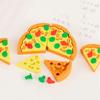 7Pcs/Box Creative Box Pizza Shape Eraser Set Creative Cute Rubber Erasers Gift Kids Kawaii School Office Stationery