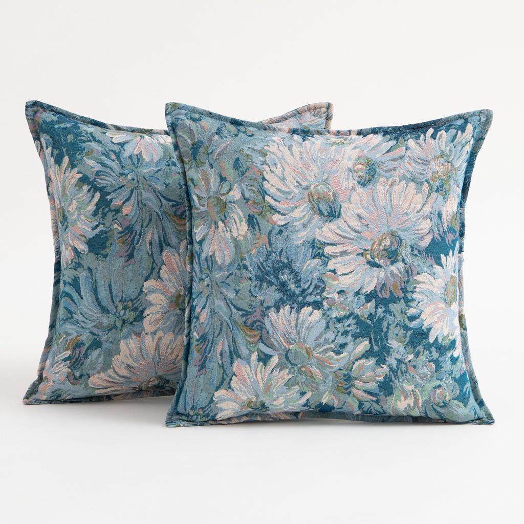 Moroccan Oil Painting Style Flower Pillow American Style Pillow Cushion Sofa Pillow Cover (Without Pillow Core)