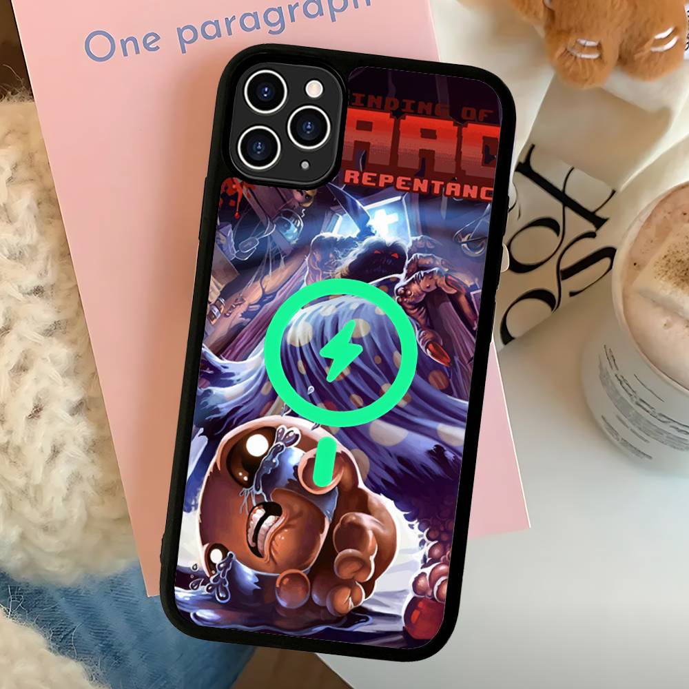 

Класична гра The Binding Of Isaac Чорний Для Magsafe Магнітний Чохол для Телефону Для IPhone 16 15 17 Pro Max 11 12 13 14 Plus Обкладинка iPhone 16 plus