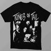 Vtg Tones On Tail Heavy Cotton Black Full Size Men Women Classic Shirt