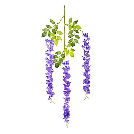 Artificial Wisteria Flowers Fake Wisteria Vine Hanging Garland Faux Silk Flower String for Wedding Arch Ceremony Party Garden Home Backdrop Decor