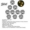 Patio Solar Lighting Stake Waterproof Print Light Lawn Dog Paw LED Garden Long-lasting Lamps Outdoor Decorative Footpath Light for