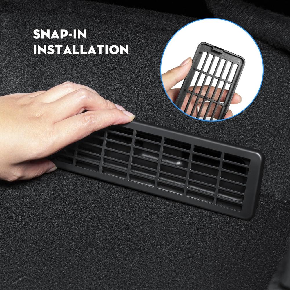 For 2026 2026 Tesla Model 3 Y Juniper Car Air Outlet Cover Under Seat Vent Protection Cover Anti Clogging Grille Protector Mesh