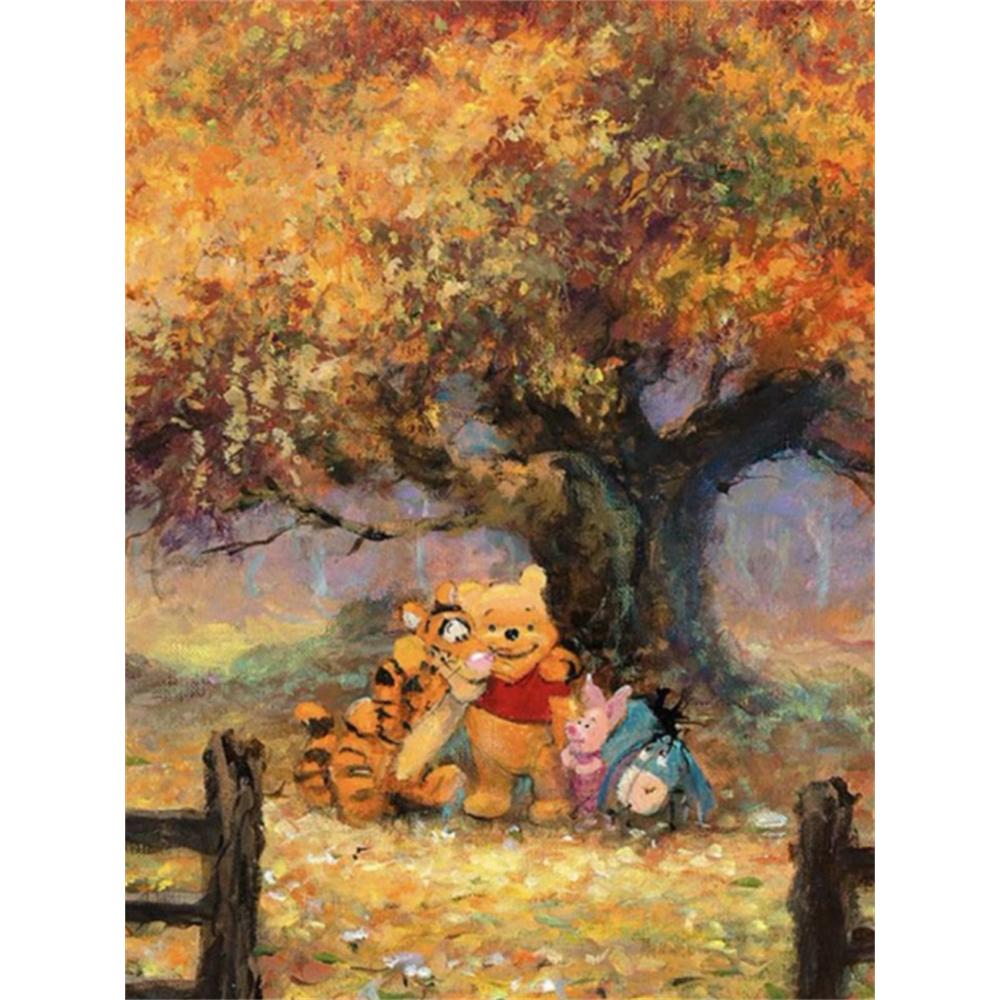 

Disney 5d DIY Diamond Painting Winnie The Pooh and Friends Illustrations Art Embroidery Mosaic Cross Stitch Home Decor Gifts Crafts Round 20x30cm