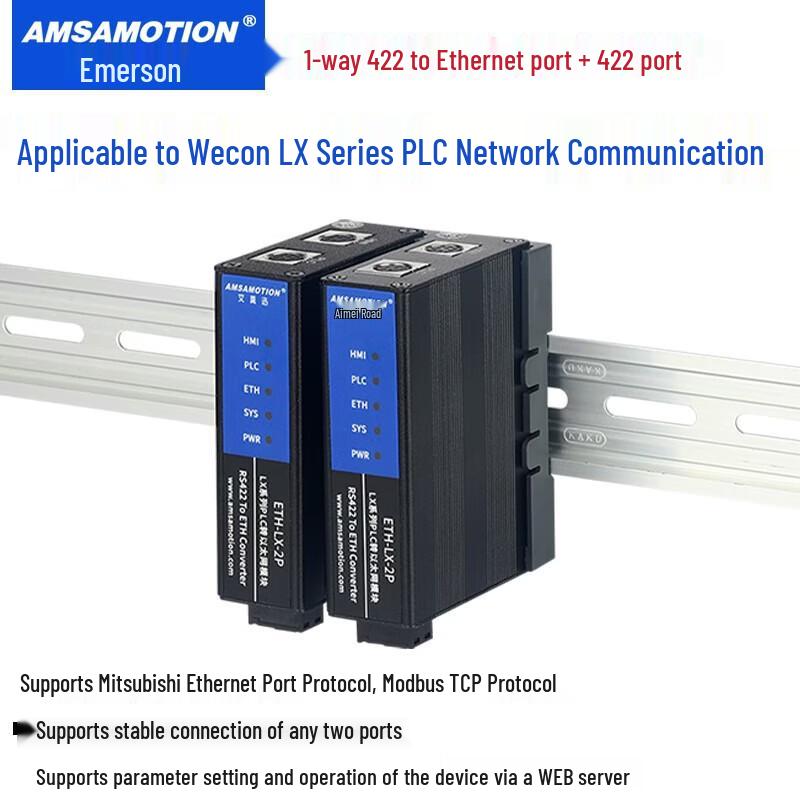 Aimo Xun ETH-LX-2P PLC Serial To Ethernet Module