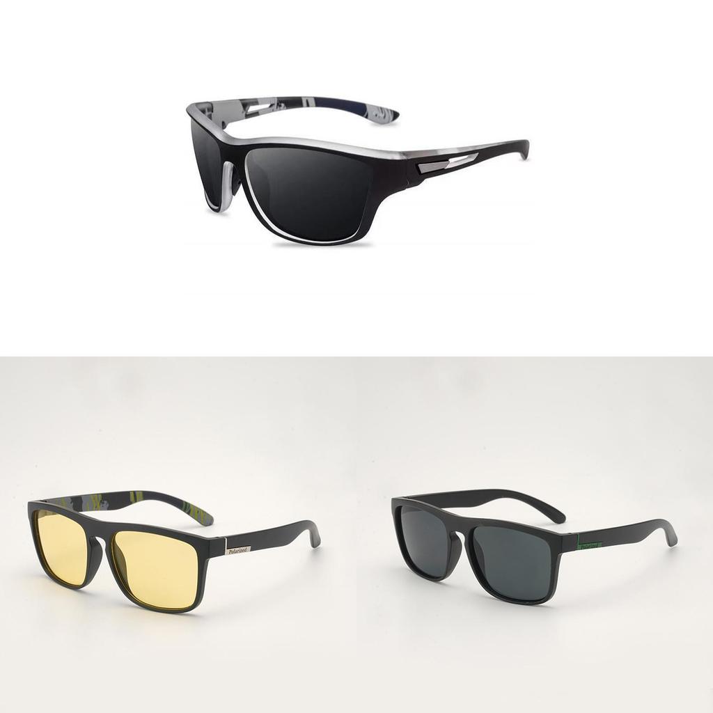 Gafas de Sol Deportivas para Hombre Uv400 Polarizadas Con Lentes de PC Para Viajes y Fiestas