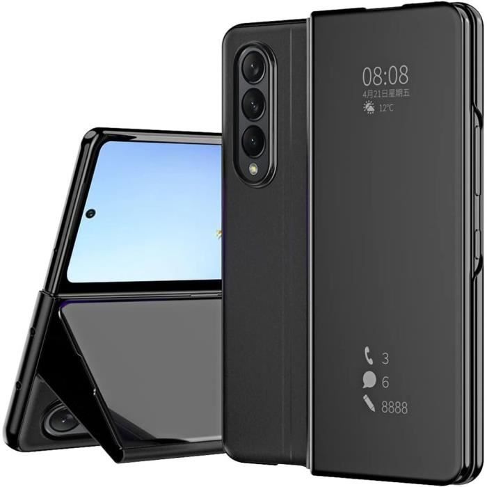 Coque - Samsung - Galaxy Z Fold 4 - Antichoc - Vue Miroir - Support Intégré