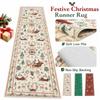 Christmas Holiday Hallway Runner, Winter Decorative Floor Carpet 180 50