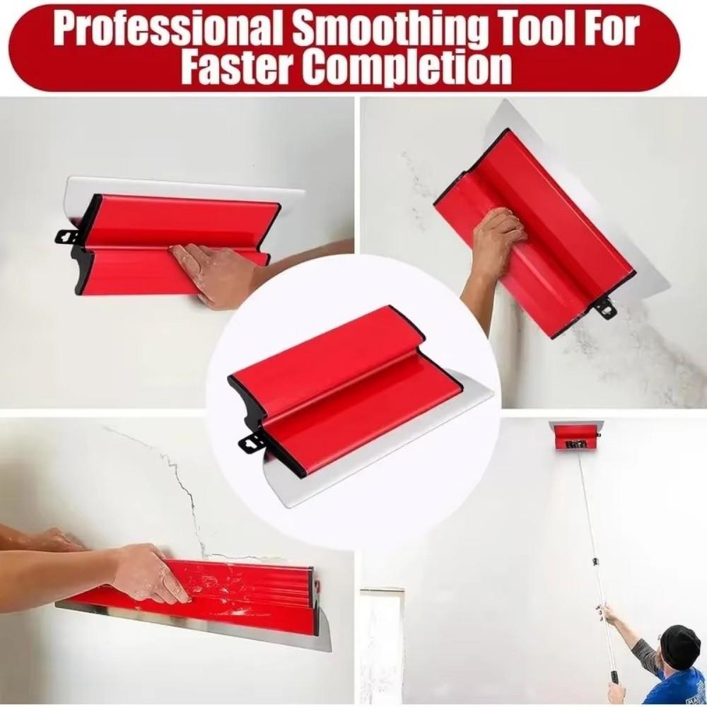 25/40CM Drywall Smoothing Spatula Stainless Steel Painting Finishing Skimming Leveling Scraper Putty Scraping Tool