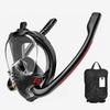 Puliant Dual-Tube Full Dry Snorkel Mask