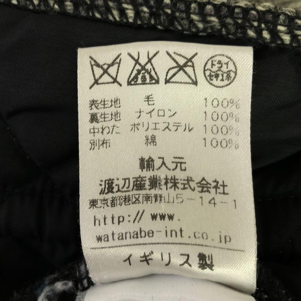 LAVENHAM British wool Herringbone Pattern Quilted jacket 36 Gurege Women Used