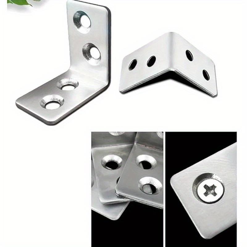 20 Buc. Colțare Colțare Oțel Inoxidabil Cod Colț 90 Grade Unghi Drept Cod Legătură Mobilier în Formă de L Masă de Bază