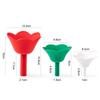 3Pcs/Set 8/10/12cm Liquid Dispensing Funnel Creative Wine Funnel Flower Shaped Funnel  Condiments