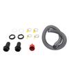 12pcs Rain Butt Diverter Kit with Adjustable Valve 1.25 Inch Hose Water Butt Connector Pipe Link Kit