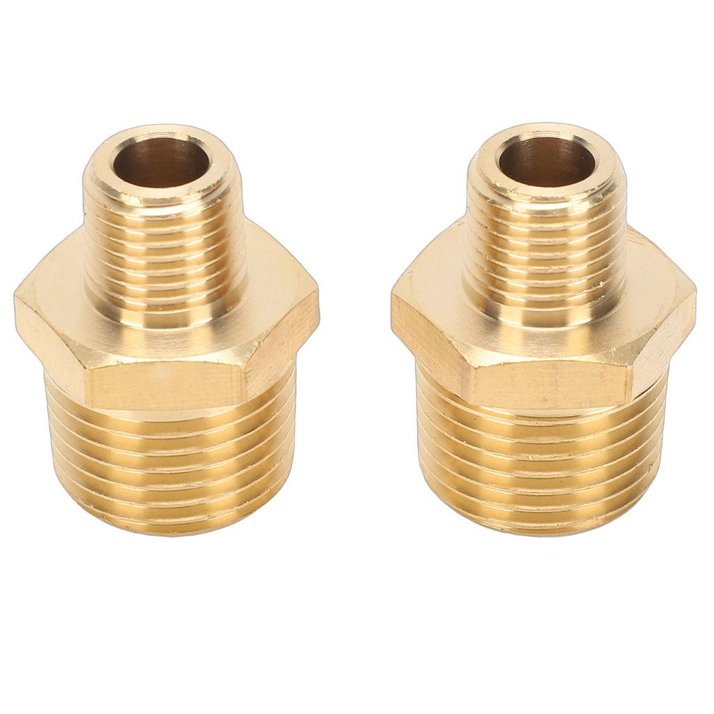 1Celsius2 To 1Celsius4in   Male Reducing Nipple Fitting Adapter Brass Pipe Fitting Reducer Adapter for Fuel