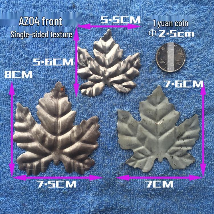 Wrought Iron Accents: Leaves & Flowers – A204 Grape Leaves (Large, Medium, Small)