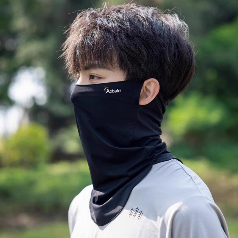 HANDUNYOU Ice Silk Sun Protection Face Mask