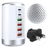 Fast Charger Hub 6 Ports USB TypeC QC3.0 PD 18W Charging Station for Phone Tablet Computer 65W