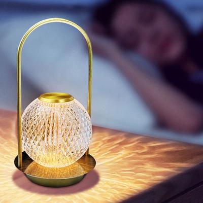Modern Nordic Metal Table Lamp Touch Control 3 Light Colors LED Atmosphere Lamp Soft Light USB Rechargeable Bedside Lamp Reading