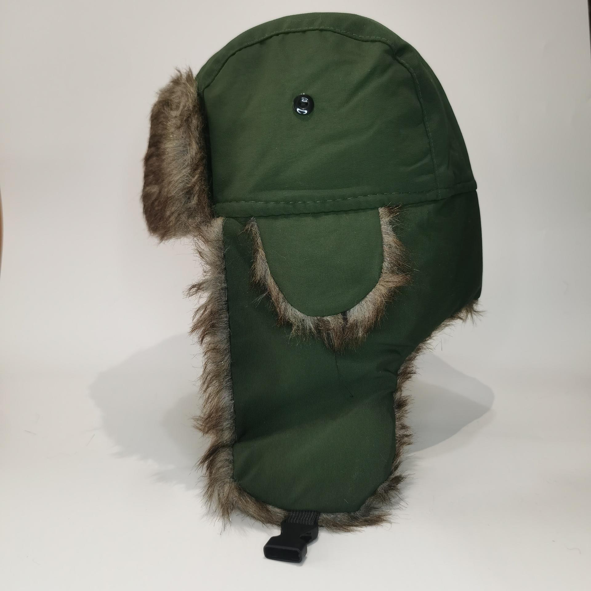 

Шапка-ушанка из ткани Оксфорд, зимняя шапка с ушами, водонепроницаемая шапка, зимняя шапка с ушами армия зеленый