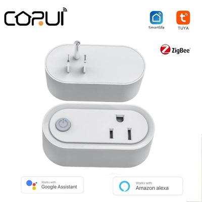 Priză inteligentă Corui Tuya Zigbee Us 15a Priză inteligentă Priză Alexa Google Home Control Suport aplicație Smart Life Nevoie Tuya Gateway
