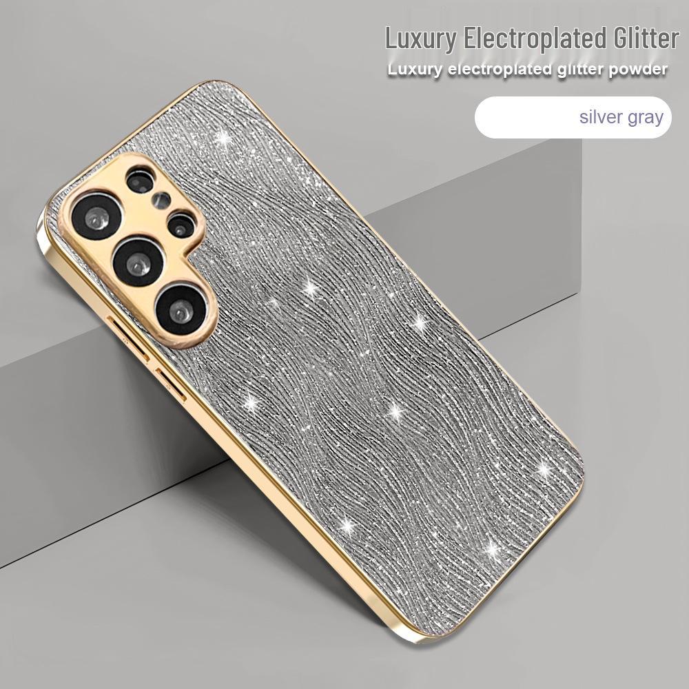 Samsung S25 Edge Water Ripple A26 Case & S24 Ultra Glitter A56 Protective Cover