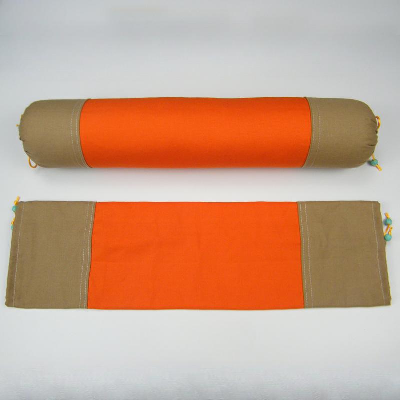 

2pcs Cylindrical Pillow Case Cotton Neck Bolster Headrest Pillow Cover Sofa Backrest Cylinder Waist Cushion Cover No Fillings 45x9cm