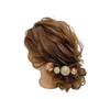 Adorno para el cabello de estilo japonés bola roja dorada kanzashi oro ceremonia graduación ceremonia de boda furisode hakama tocado kanzashi mayoría de edad