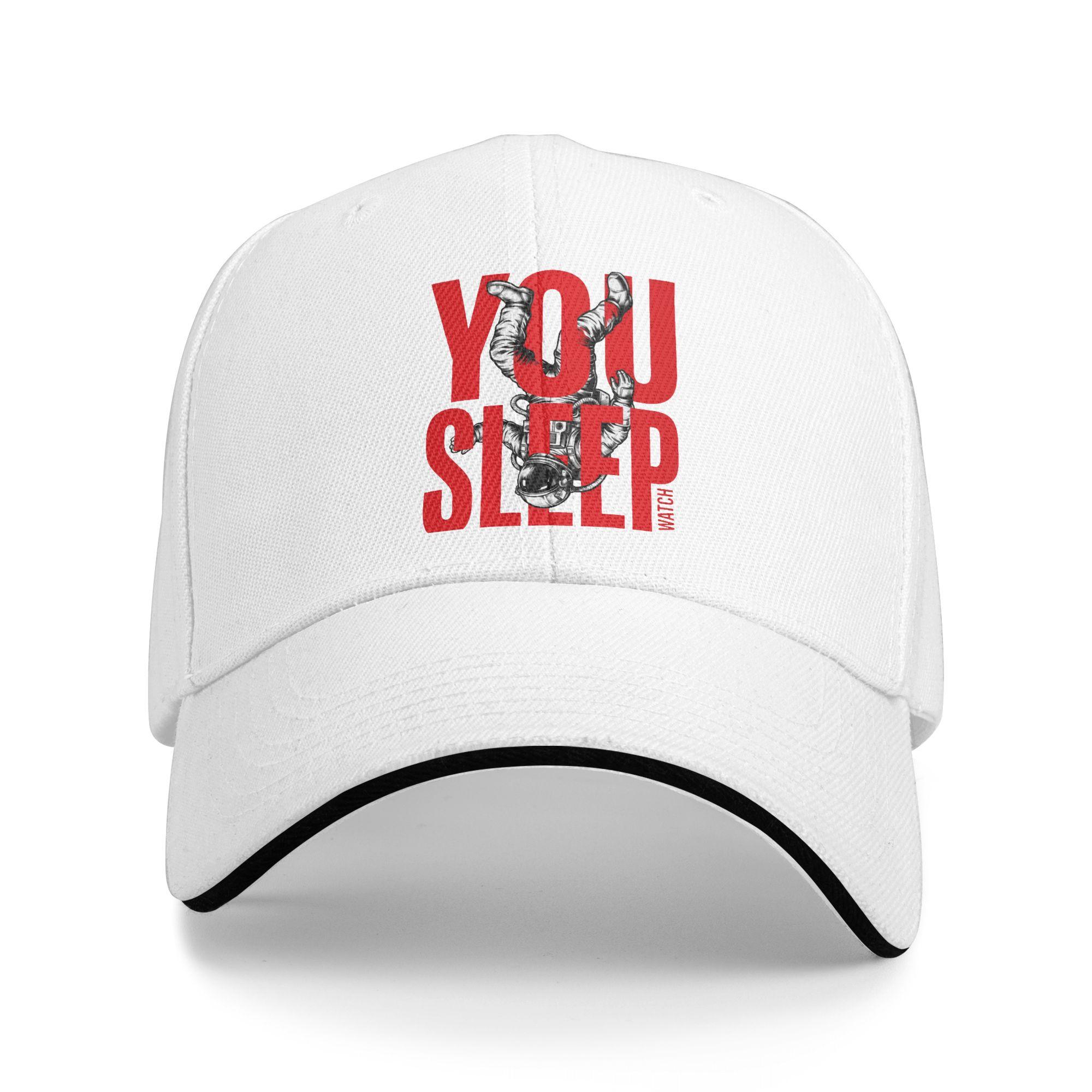 Project Hail Mary You Slept I Watched Astronaut Space Quote Baseball Caps Hip Hop Sandwich Cap for Men Women Adjustable Hats Cap One Size белый